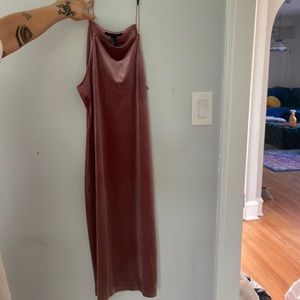 Forever 21 velvet midi dress